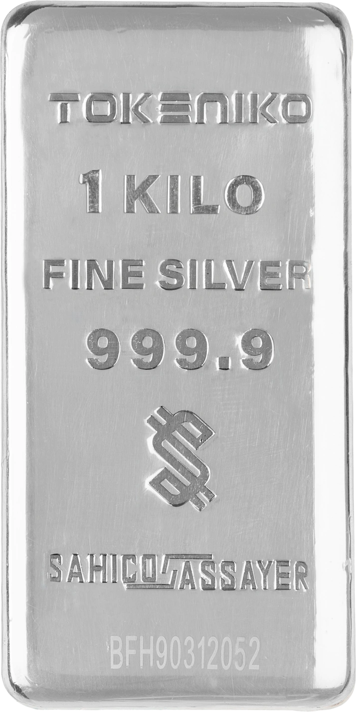 شمش نقره خالص ۱ کیلوگرمی توکنیکو