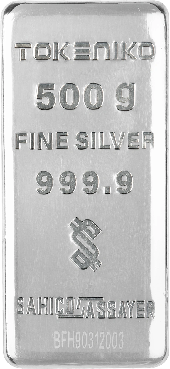 شمش نقره خالص ۵۰۰ گرمی توکنیکو