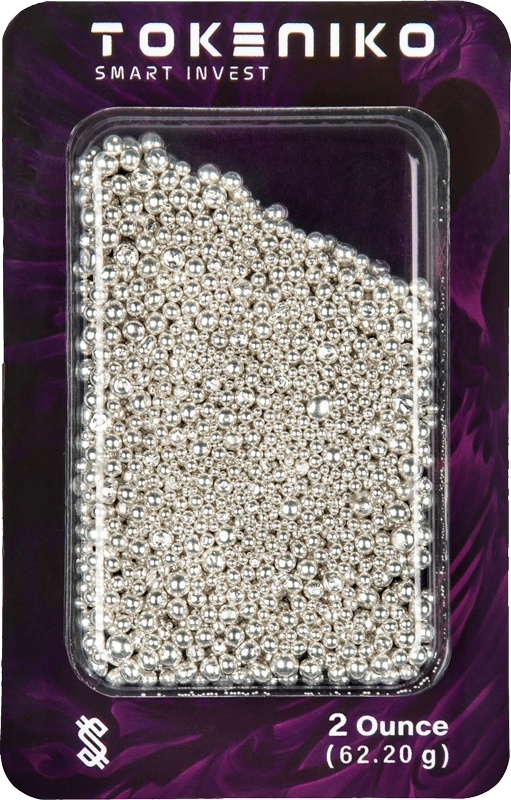 ساچمه نقره خالص ۲ اونسی توکنیکو