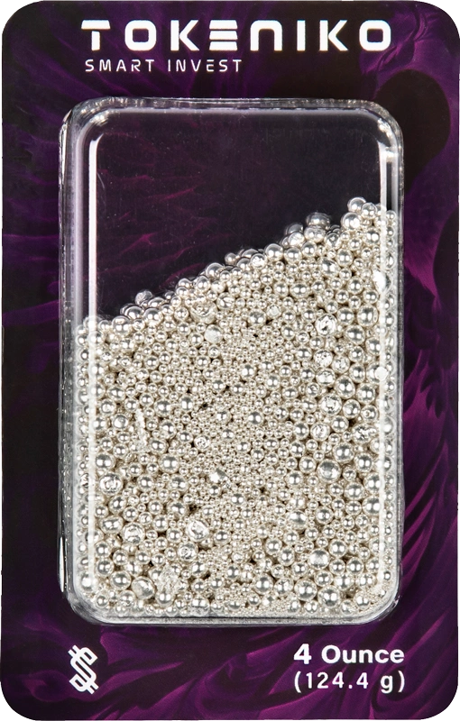 ساچمه نقره خالص ۴ اونسی توکنیکو