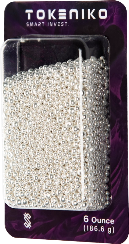 ساچمه نقره خالص ۶ اونسی توکنیکو