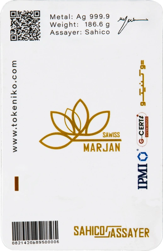 ساچمه نقره خالص ۶ اونسی توکنیکو