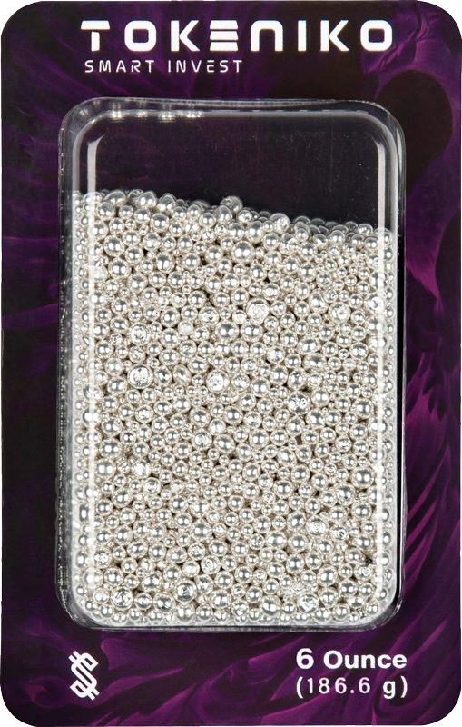 ساچمه نقره خالص ۶ اونسی توکنیکو