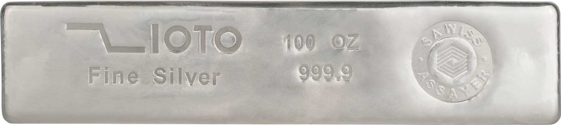 شمش نقره خالص ۱۰۰ اونسی(3110 گرمی) زیوتو