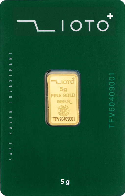 شمش طلا 5 گرمی 24 عیار زیوتوپلاس